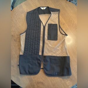 Vintage Bob Allen Padded Shooting Vest Men’s XL Mesh Made in USA Full Zip